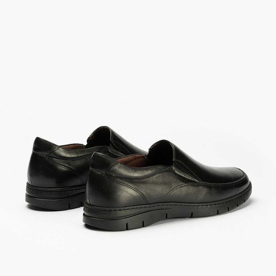 Men Calzaro Mocasines | Manoletina Zapato Mocasin 109 Men Black