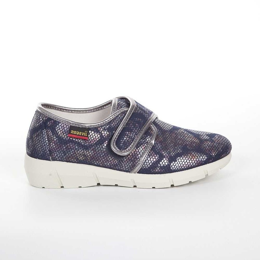 Woman Calzaro Comfort | Women's Lycra Sneakers 281Navy