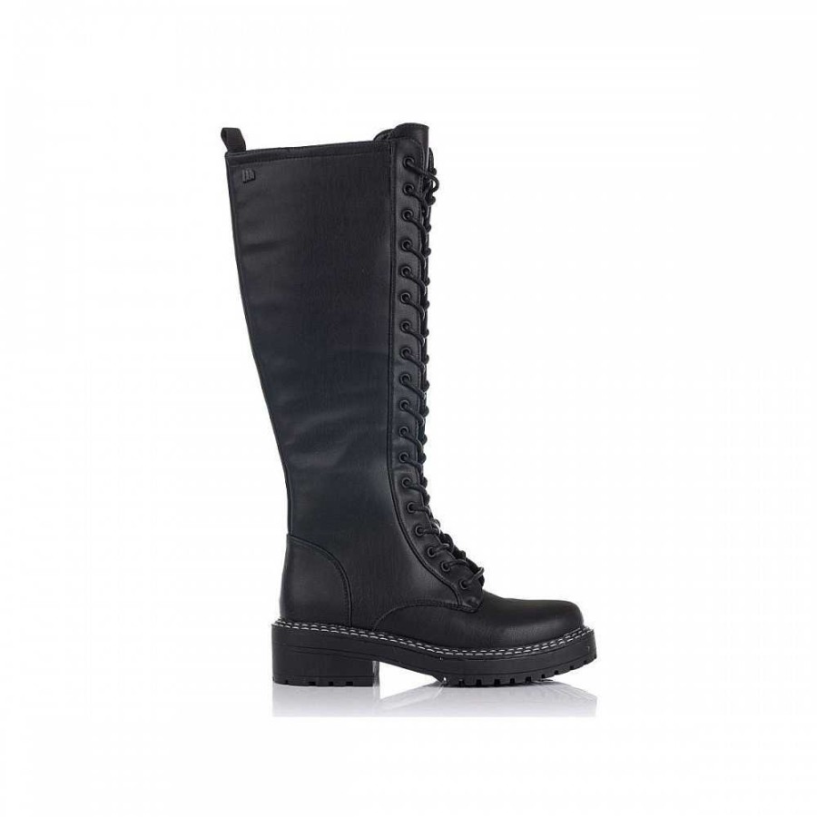 Women Calzaro Low boots and ankle boots|High boots | High Boot Laces 50163 Black