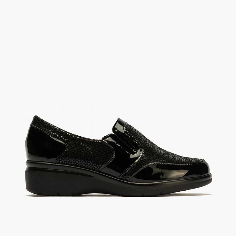 Women Calzaro Moccasins|Comfort | Ballerina With Lycra For Women 5310 Color Black