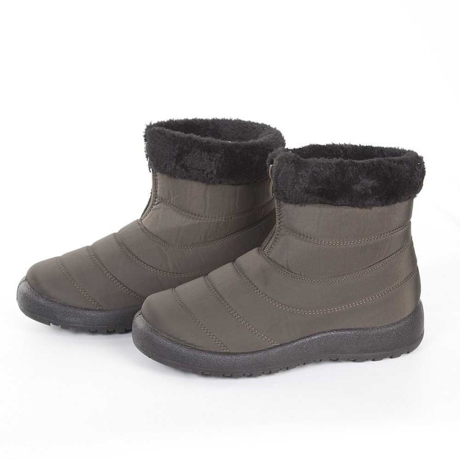 Women Calzaro Fur boots | Boots Pelo 807 Green Kaki