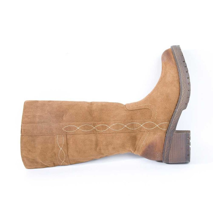 Women Calzaro Low boots and ankle boots|High boots | Zipper Boot 2125 Camel