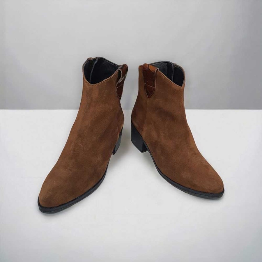 Women Calzaro Cowboy Boots|Women's Boots and Ankle Boots | Boot 4011 Split Leather