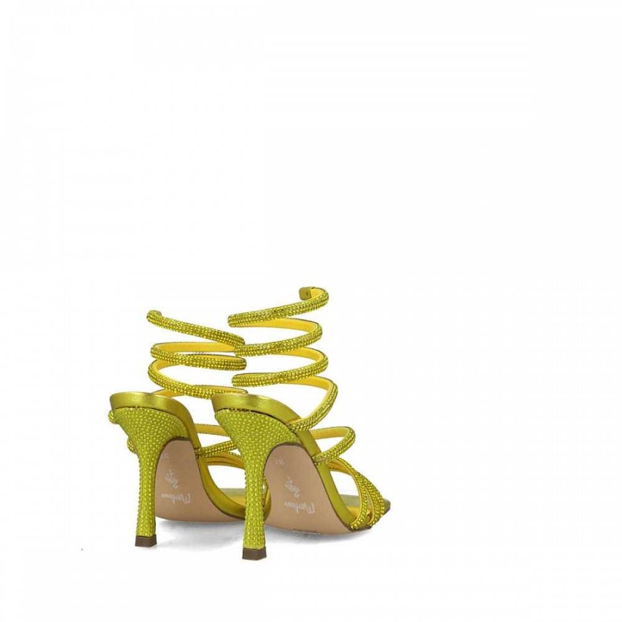 Women Calzaro Heeled shoes | Sandal 23783 Leo Minor Yellow