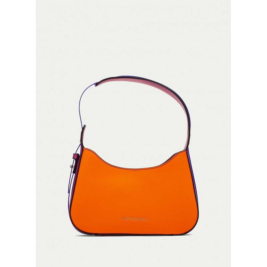 Women Calzaro Bags | Shoulder Bag 232683 Papaya-Orchid