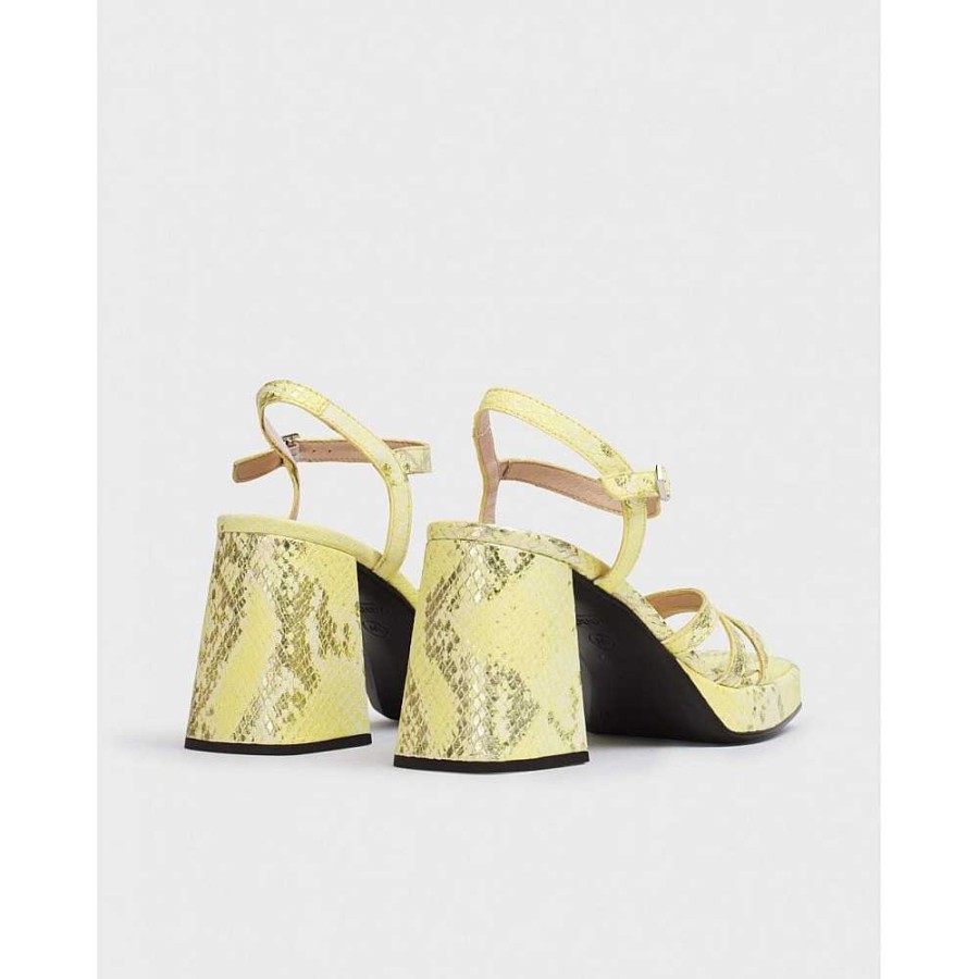 Women Calzaro Heeled shoes | Zapato Sandalia Love 5303 Lima Print