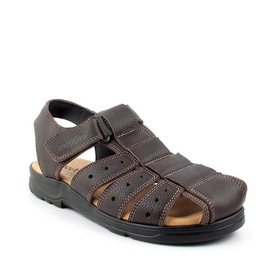 Men Calzaro Sandals | Comoda Sandals 37006 Brown