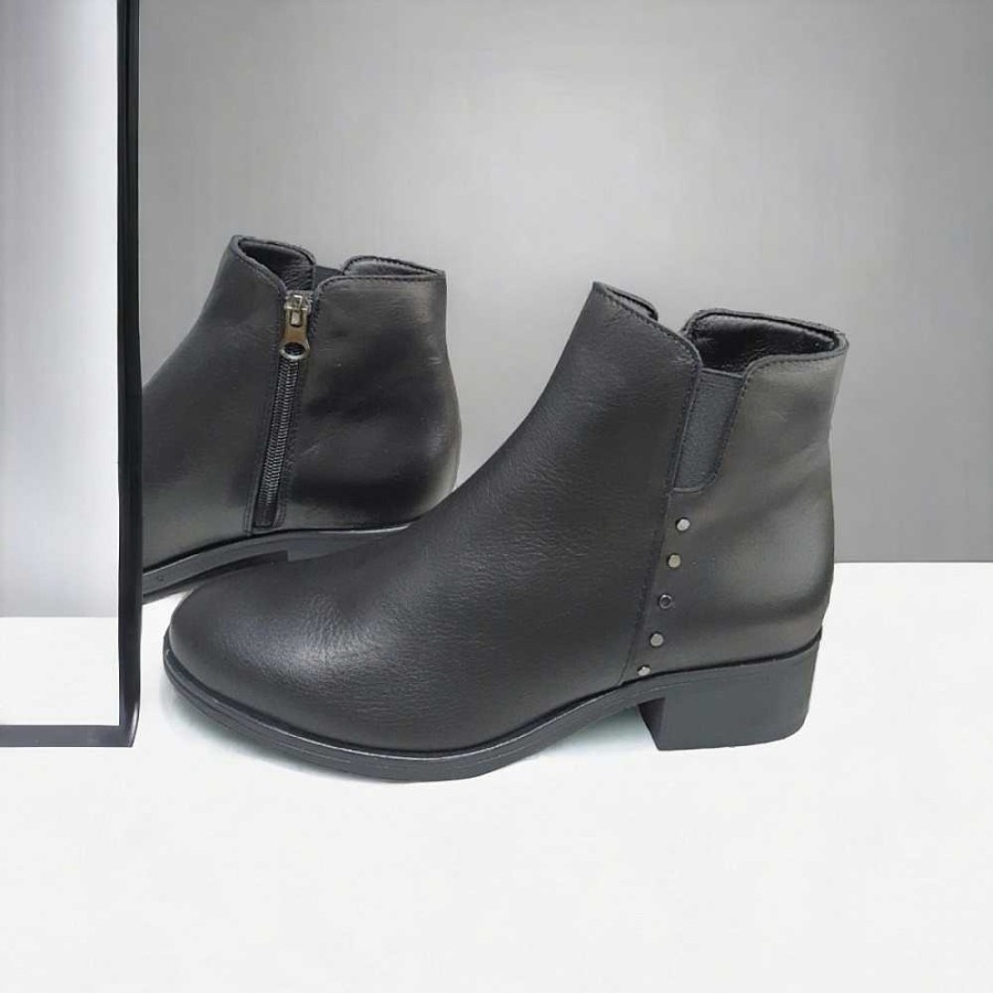 Women Calzaro Low boots and ankle boots | Flat Ankle Boot 4005 Black