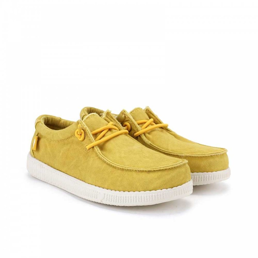 Men|Women Calzaro Casual sneakers|Sneakers | Wallabi Casual Wp150 Canvas Washed Mostaza