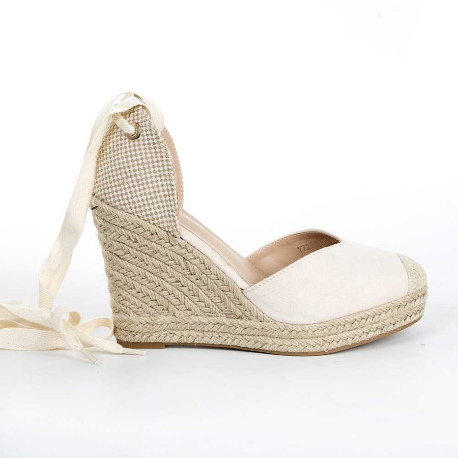 Women Calzaro Espadrilles | Alpargata Cuna Yute 135 Beige