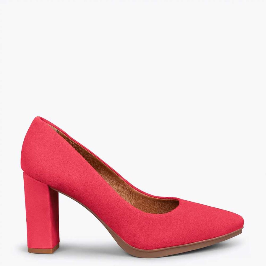 Women Calzaro Heeled shoes|Comfort | High Heel Pumps 22509 Red