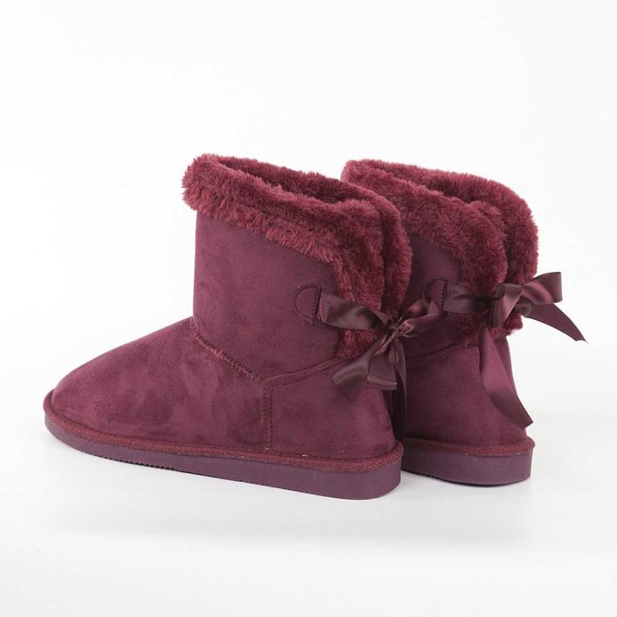 Women Calzaro Fur boots | Fur Boot 192 Burgundy