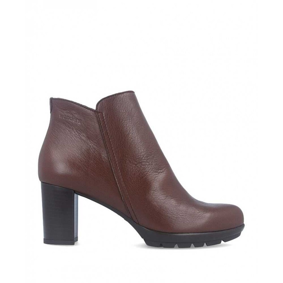 Women Calzaro Comfort|Women's Boots and Ankle Boots | Ankle Boot 6707 Nature Spaniel Leather