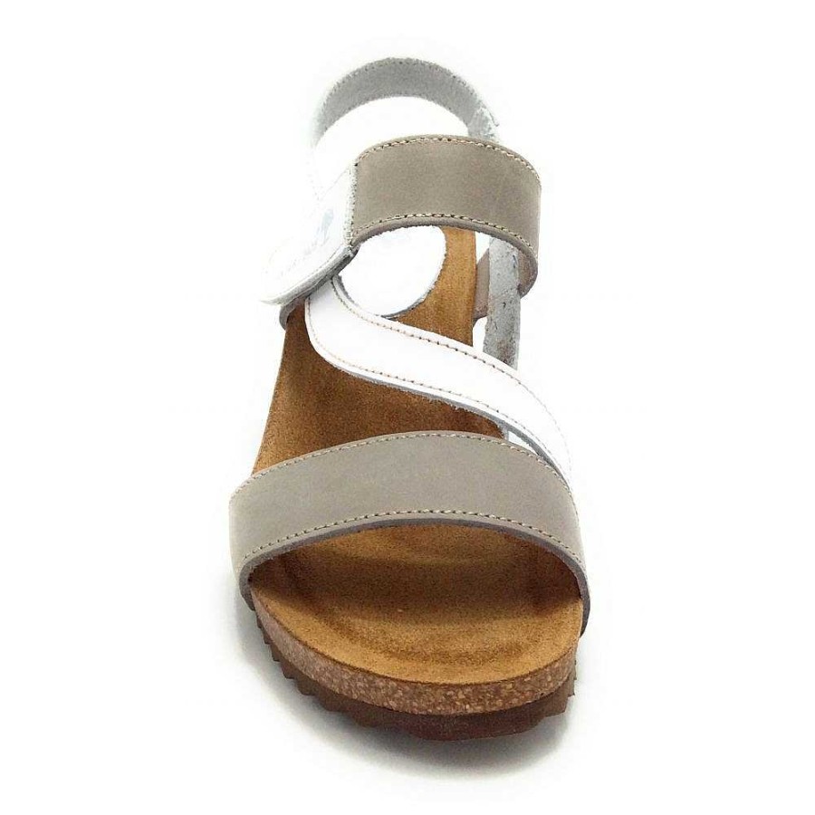 Women Calzaro Bios Sandals | Sandal 5635 White and Gray