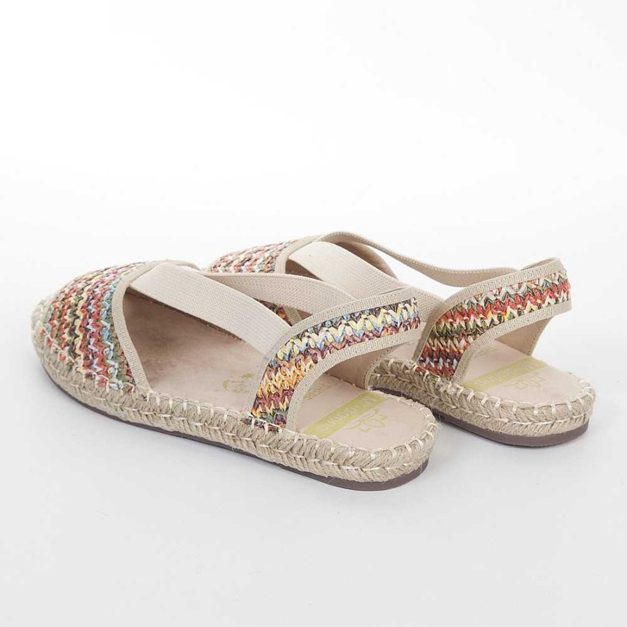 Women Calzaro Espadrilles | Cunina Jute Espadrille 682 Multicolor