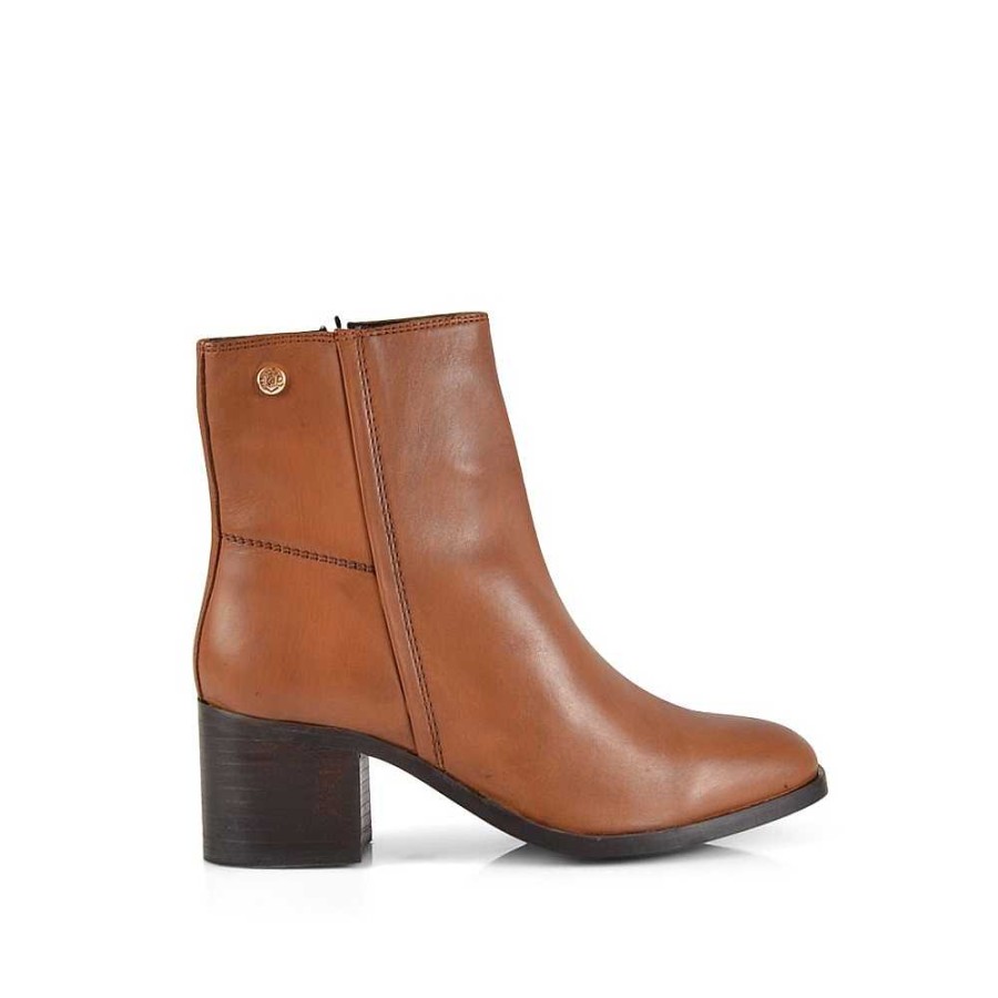 Women Calzaro Casual|Cowboy Boots|Women's Boots and Ankle Boots | Ankle Boot 23926 Leather Heel Leather