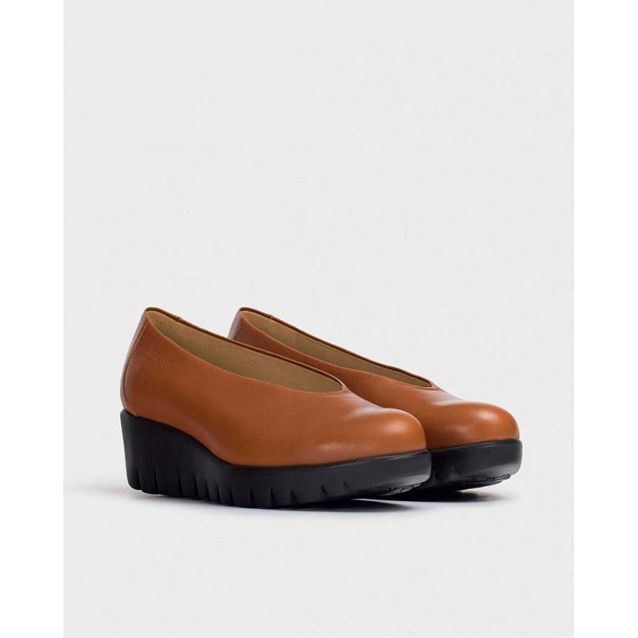 Women Calzaro Mocasines | Mocasin Fly 33100 Brown Leather Shoes