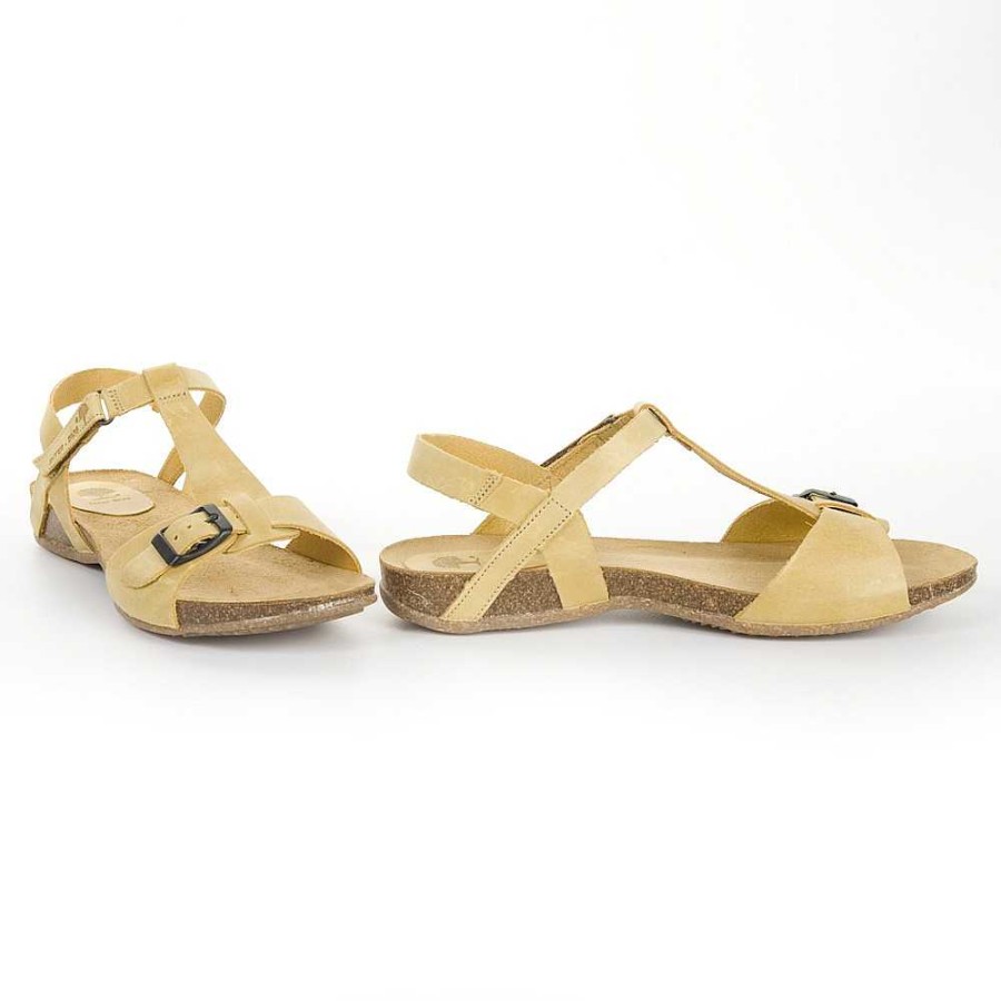 Women Calzaro Bios Sandals | Sandal 4462 Mustard.