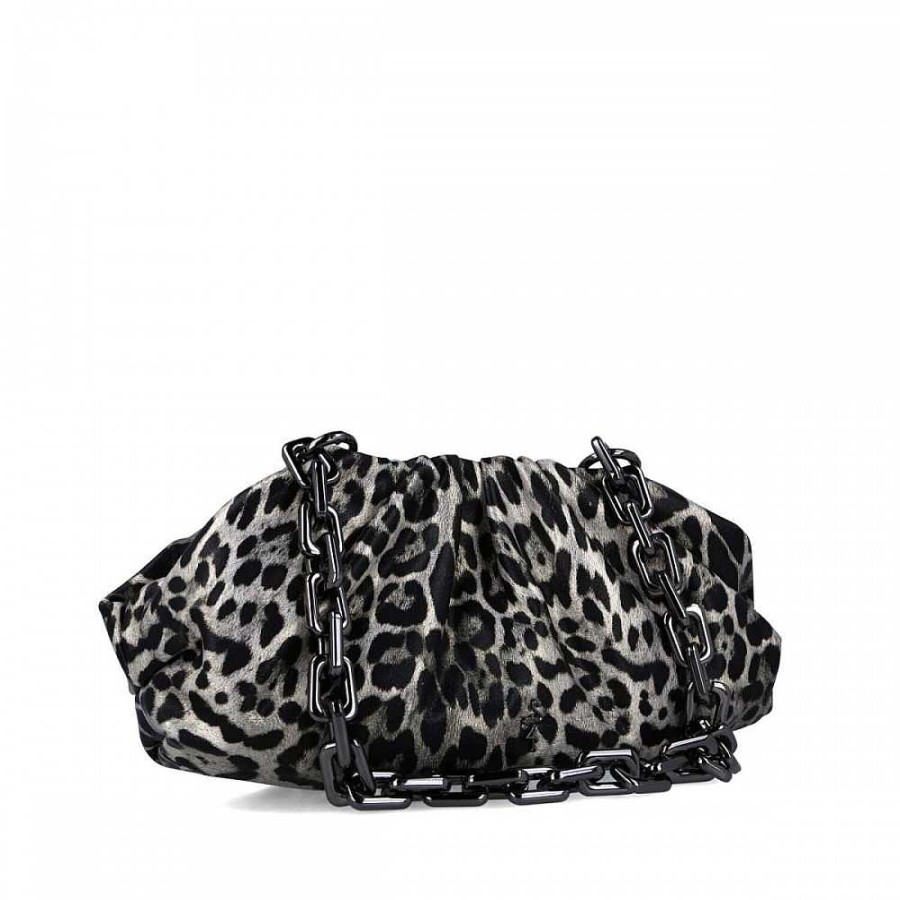 Women Calzaro Bags | Bag 50041 Berzigala Print Zebra Black