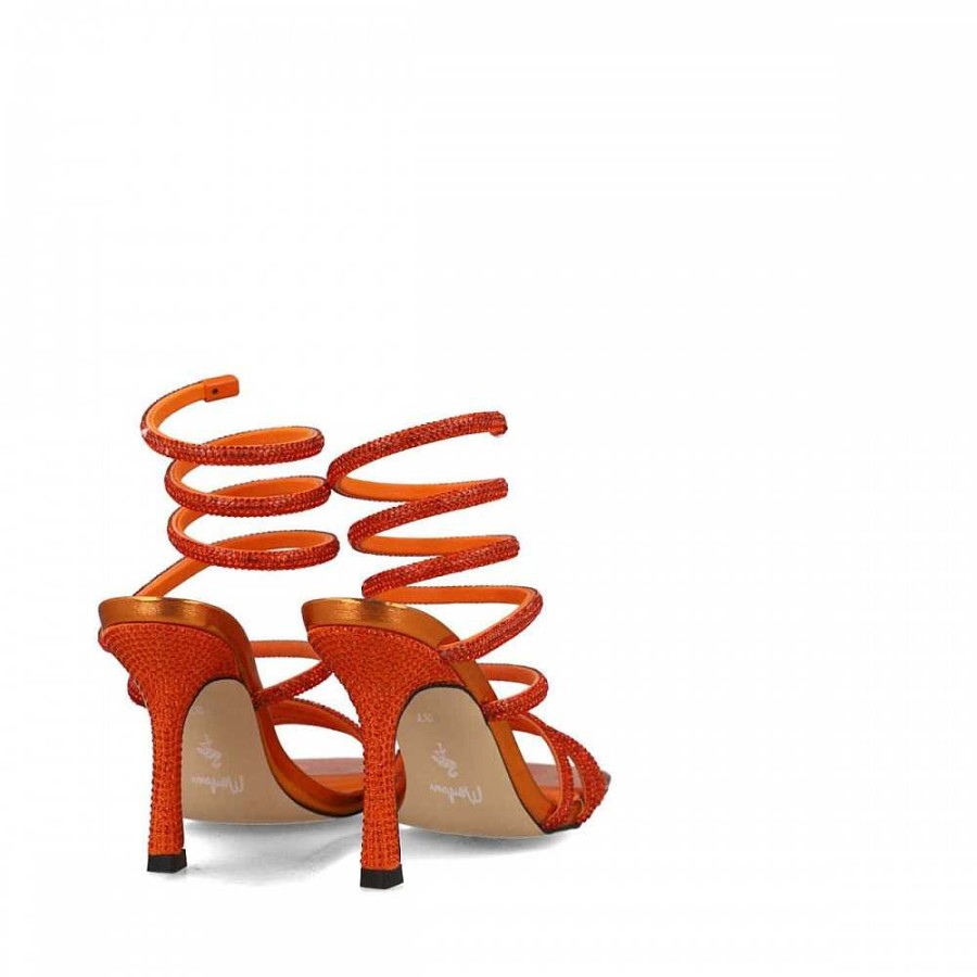 Women Calzaro Heeled shoes | Sandal 23783 Leo Minor Orange