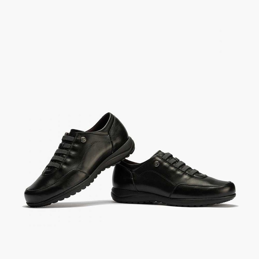 Women Calzaro Lace-up shoes|Loafers|Comfort|Casual | Women's Elastic Sports Shoe 2710 in Black