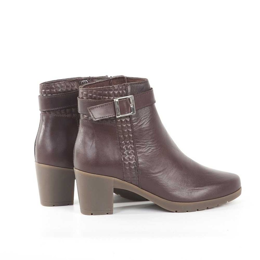 Women Calzaro Women's Boots and Ankle Boots|Low Boots and Ankle Boots | Heeled Ankle Boots 3495 Brown