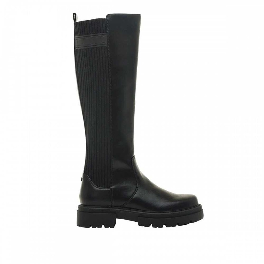 Women Calzaro Low boots and ankle boots|High boots | High Lycra Boot Merc 53293 Black