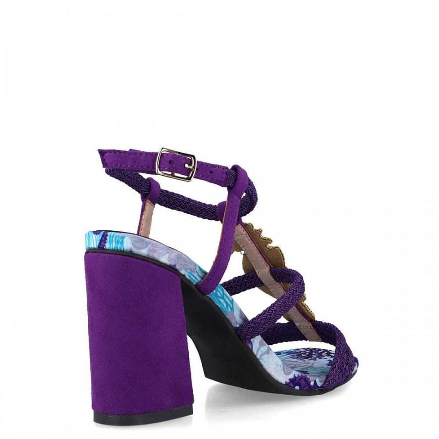 Women Calzaro Heeled shoes | Sandal Shoe 22861 Efeso Violet