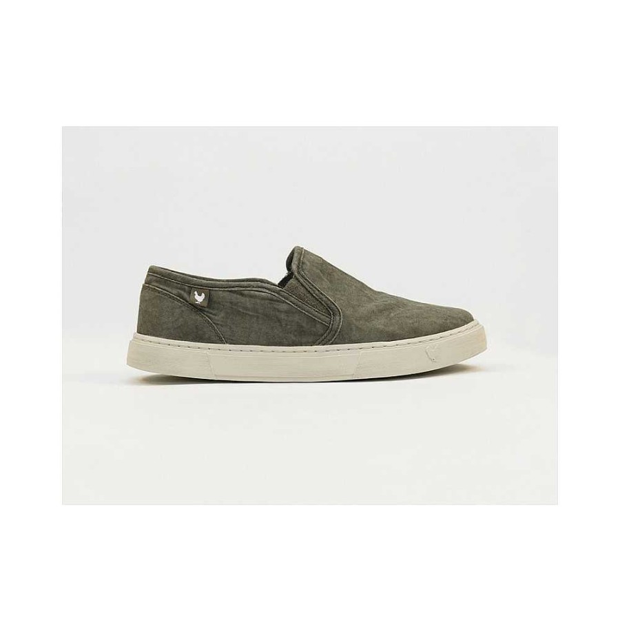 Men Calzaro Casual sneakers | Creta Khaki Casual Moccasin Shoe