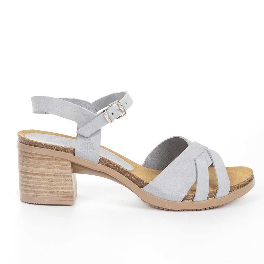 Women Calzaro Bios Sandals|Sandals | Soller Heeled Sandal 001 Lilac Methanol.