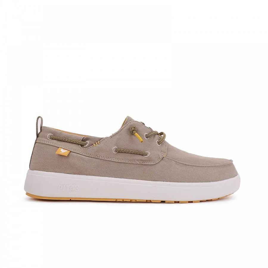 Men Calzaro Casual sneakers | Nautical Canvas Casual Maui Beige