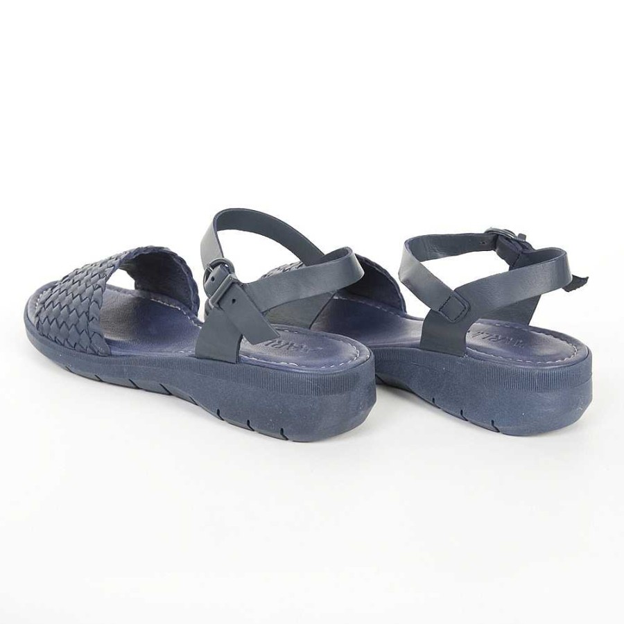 Women Calzaro Sandals | Sandal 25703 Blue Braided