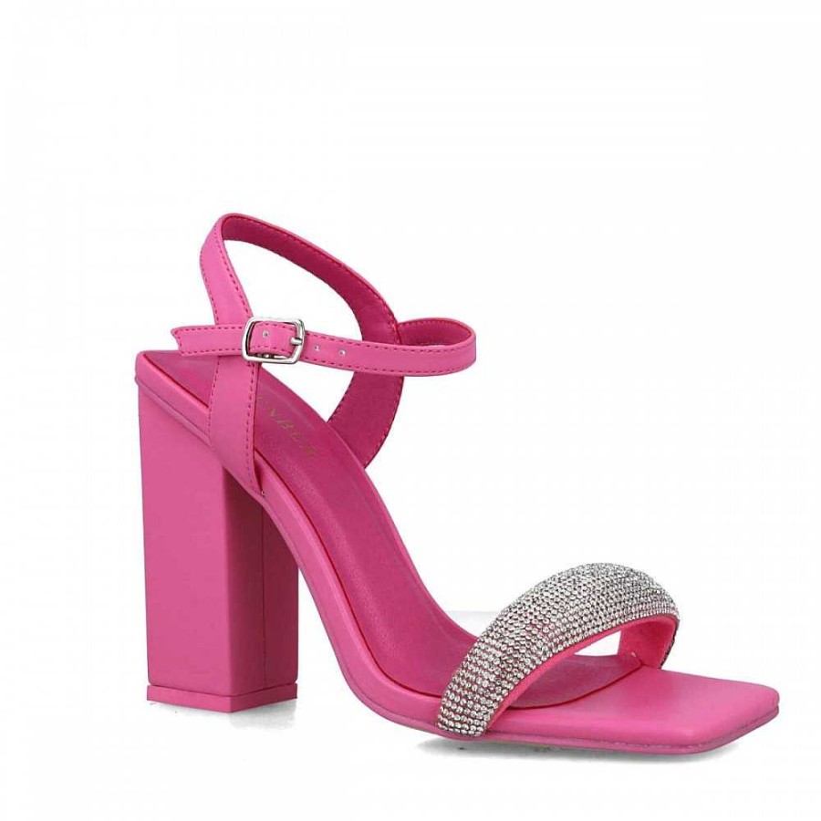 Women Calzaro Heeled shoes | Sandal 23799 Lynx Fuxia