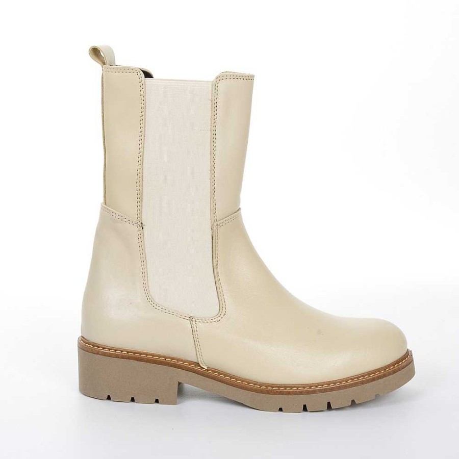 Women Calzaro Casual|Low boots and ankle boots | Elastic Chelsea Boot 51 Ice Cream