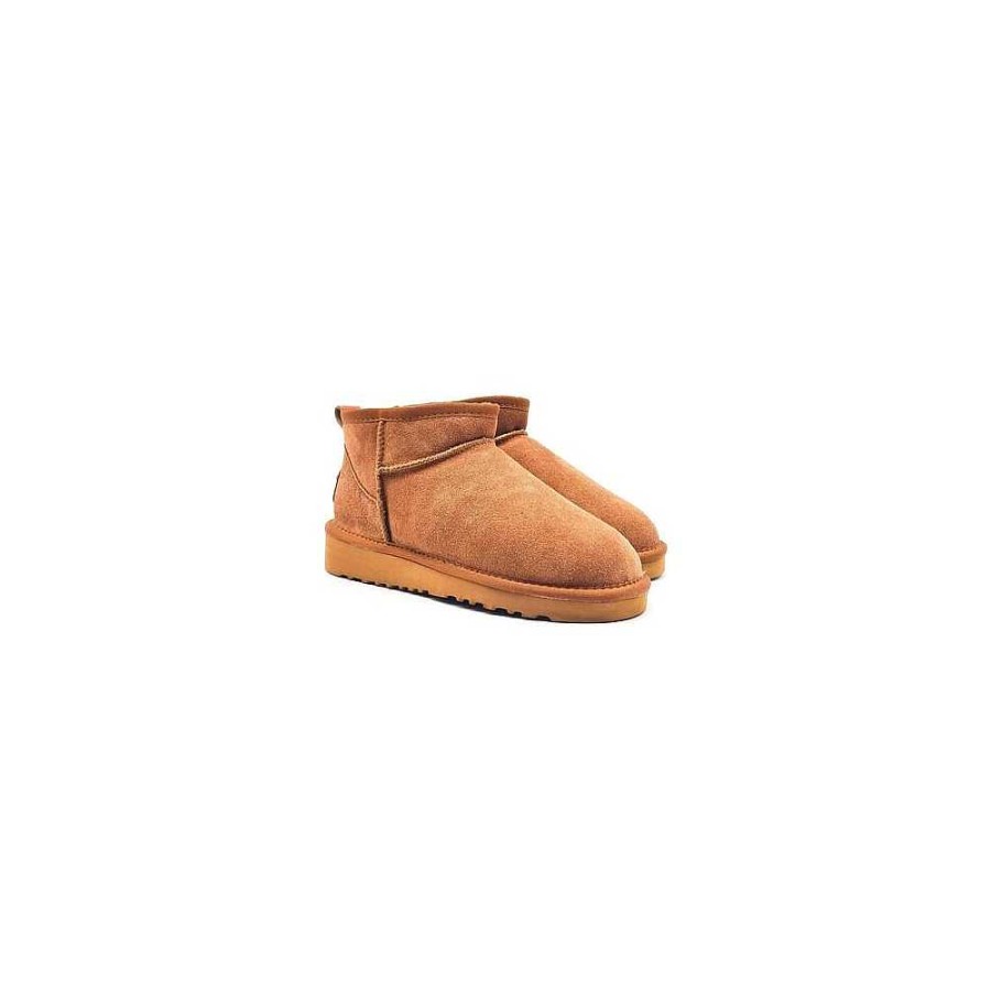 Woman Calzaro Casual|Fur boots | Cies Camel Australian Fur Boot