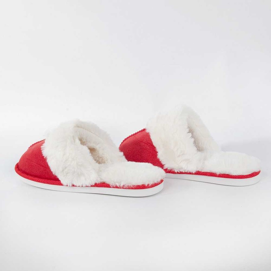 Woman Calzaro Slippers | Fur House Slipper 912 Red