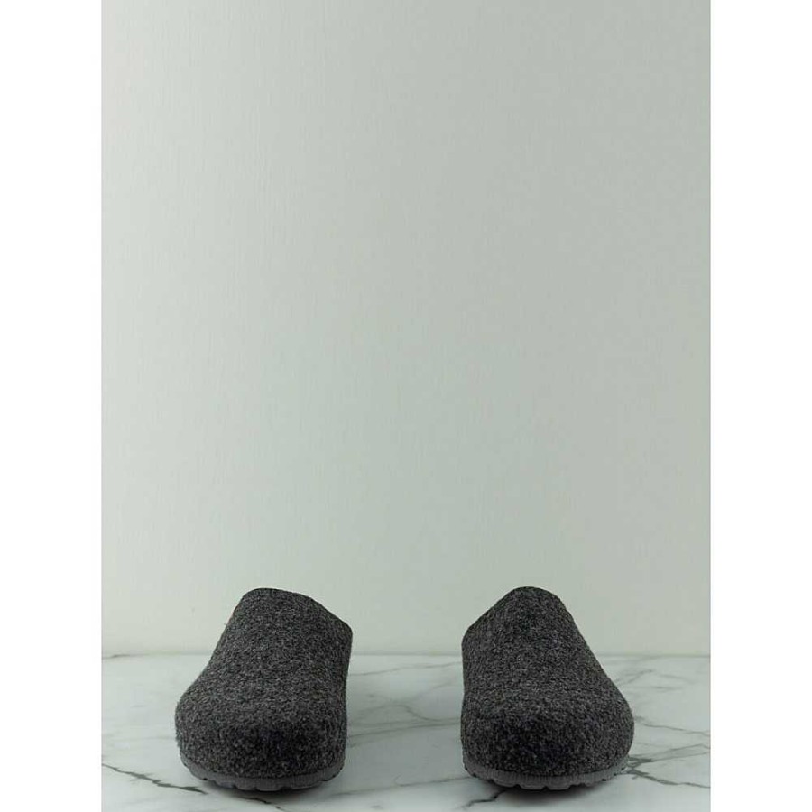 Men Calzaro Slippers | Bio House Slippers 78484 Gray