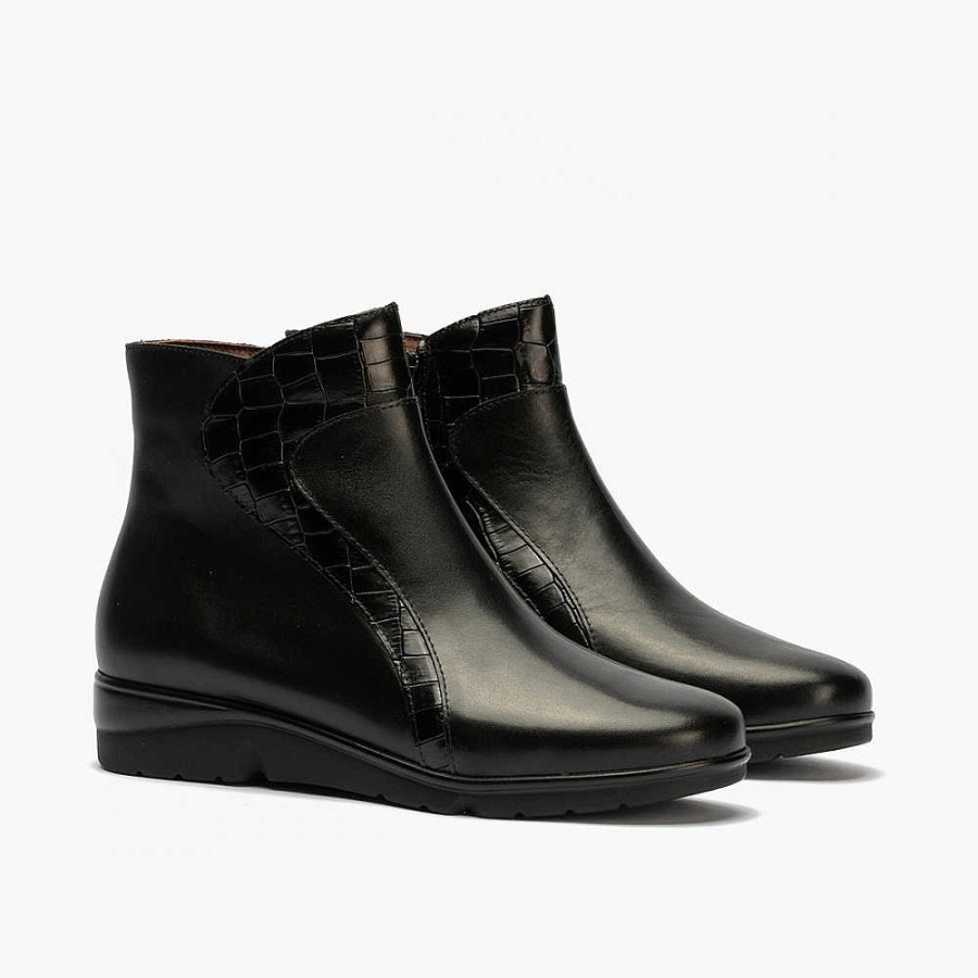 Women Calzaro Comfort|Women's Boots and Ankle Boots | Ankle Boot 5305 Woman Color Black