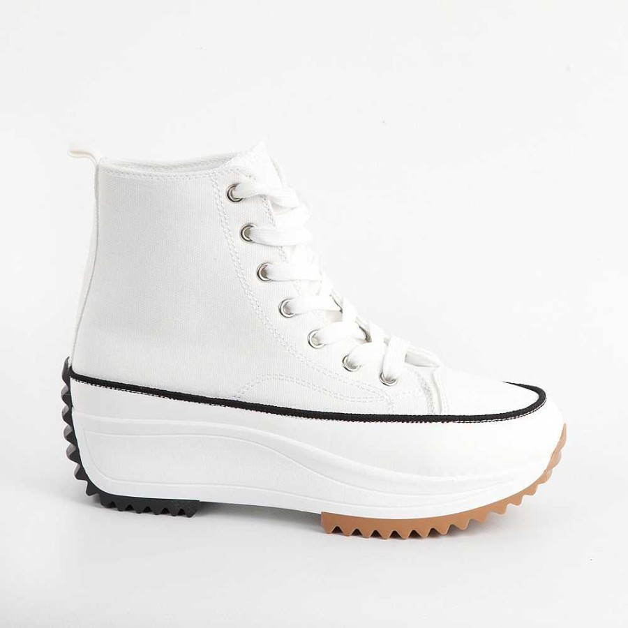 Women Calzaro Sneakers | Sports Boot 878 White